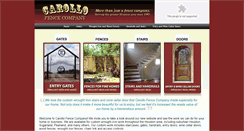 Desktop Screenshot of carollofence.com